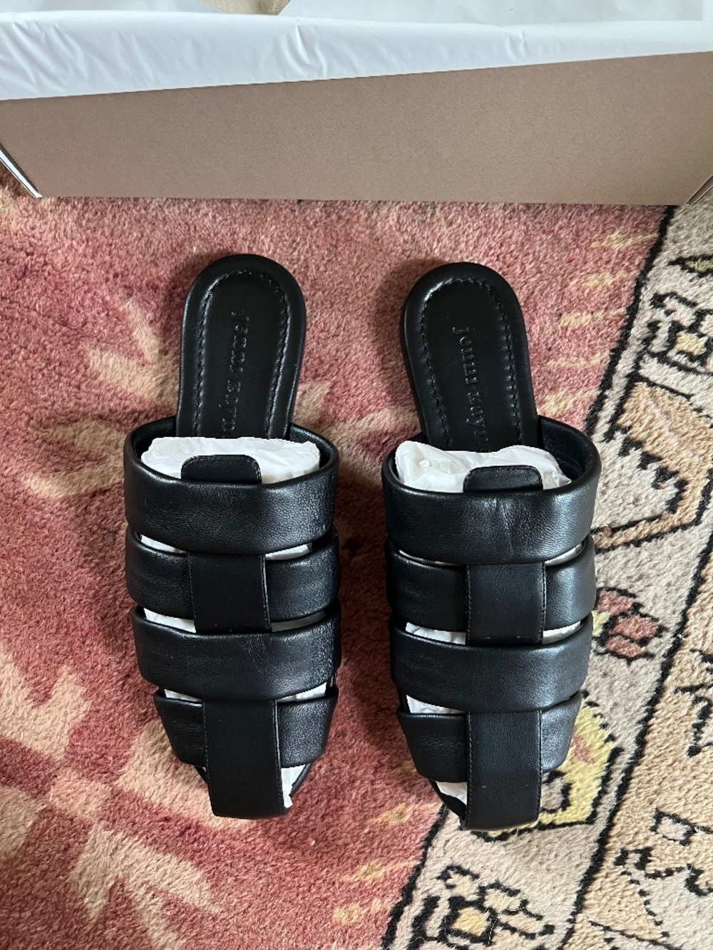 Jenni Kayne Camilla Mule - Black 38 (new)
